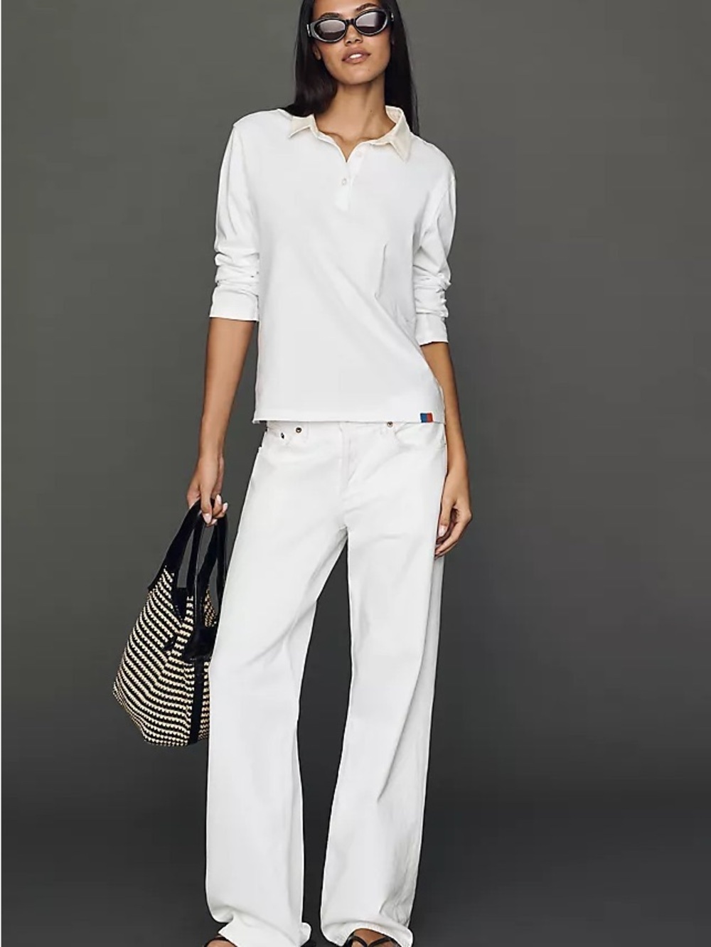 KULE Long-Sleeve Organic Cotton
Rugby Top | Anthropologie